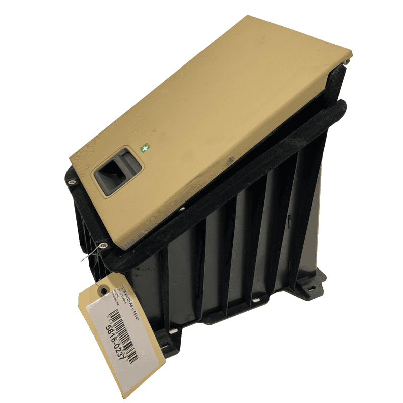 AUDI A8 2011-15 REAR SEAT CENTER ARMREST EMERGENCY FIRST AID STORAGE SKI BA