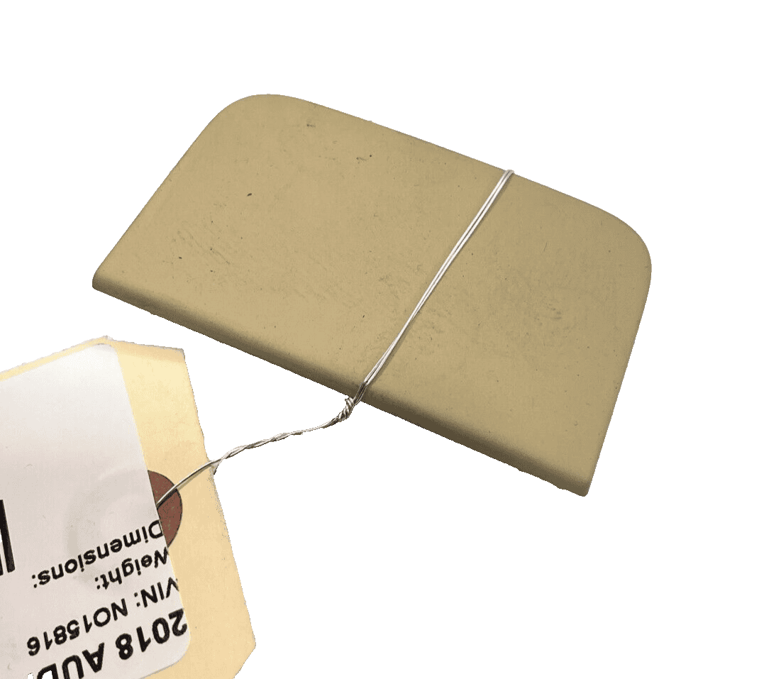 11-18 AUDI A8L QUATTRO FRONT DRIVER SIDE DOOR PANEL ARMREST BOLT COVER TRIM