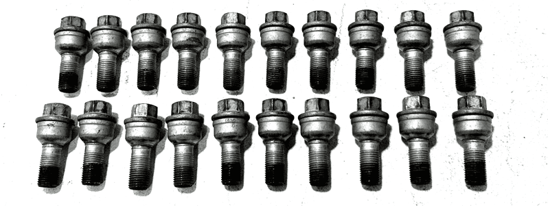 AUDI Q7 Premium Plus 2017-2023 Q8 WHEEL RIM LUG NUT BOLT BOLTS OEM = SET OF
