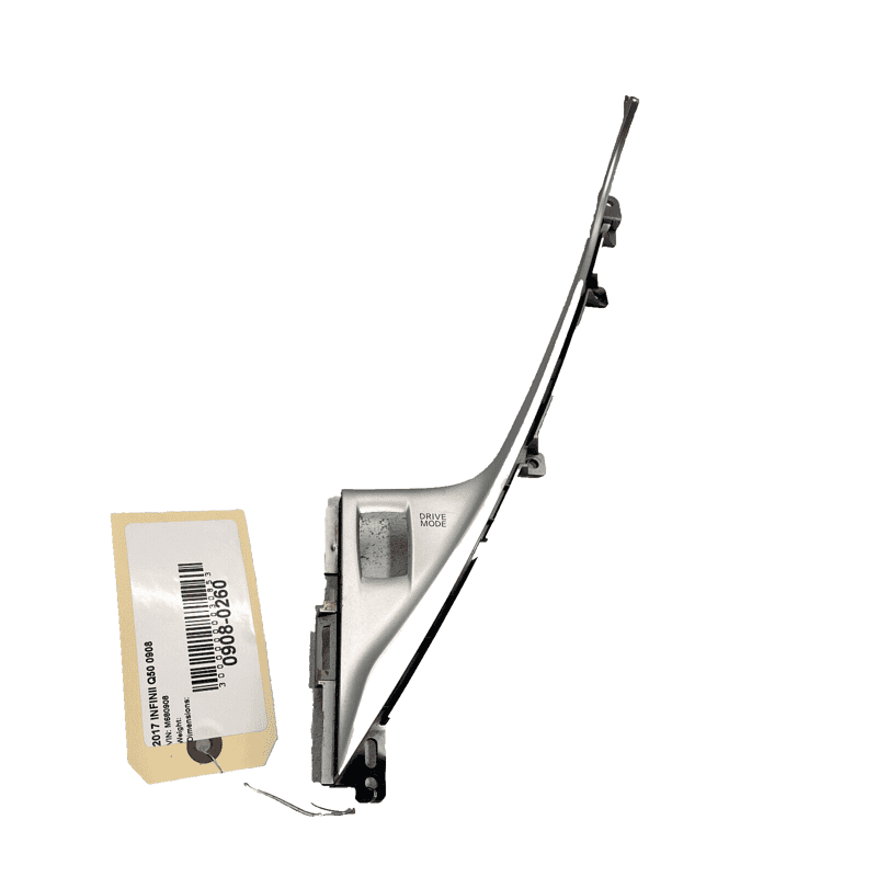 2017 INFINITI Q50 CENTER CONSOLE DRIVE MODE SWITCH BEZEL COVER TRIM PANEL O