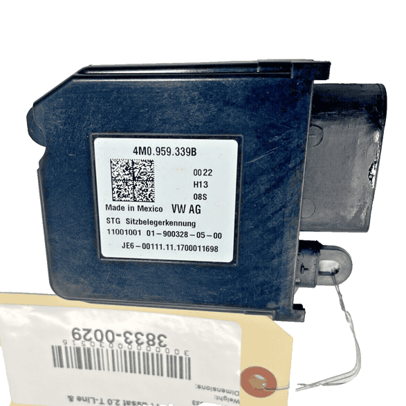 16-19 VOLKSWAGEN PASSAT FRONT PASSENGER SEAT OCCUPANT SENSOR CONTROL MODULE