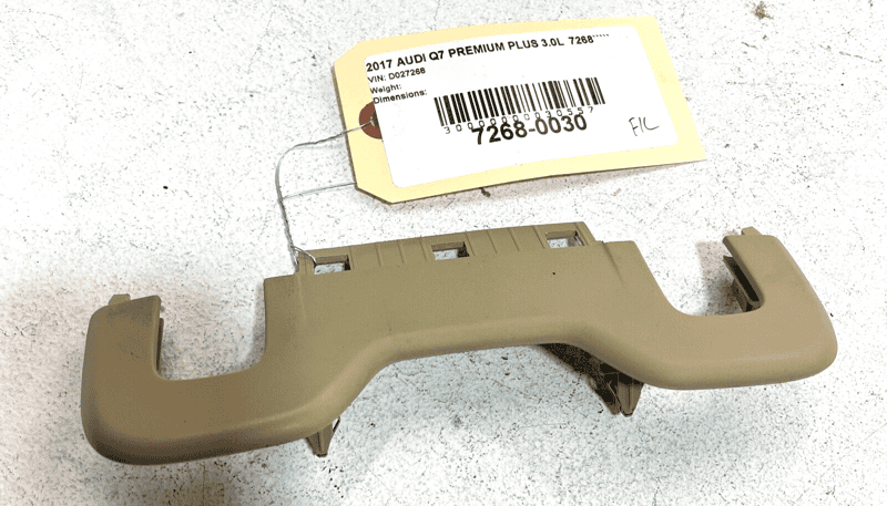 17-19 AUDI Q7 FRONT LEFT DRIVER SEAT HEADREST INNER TRIM COVER OEM