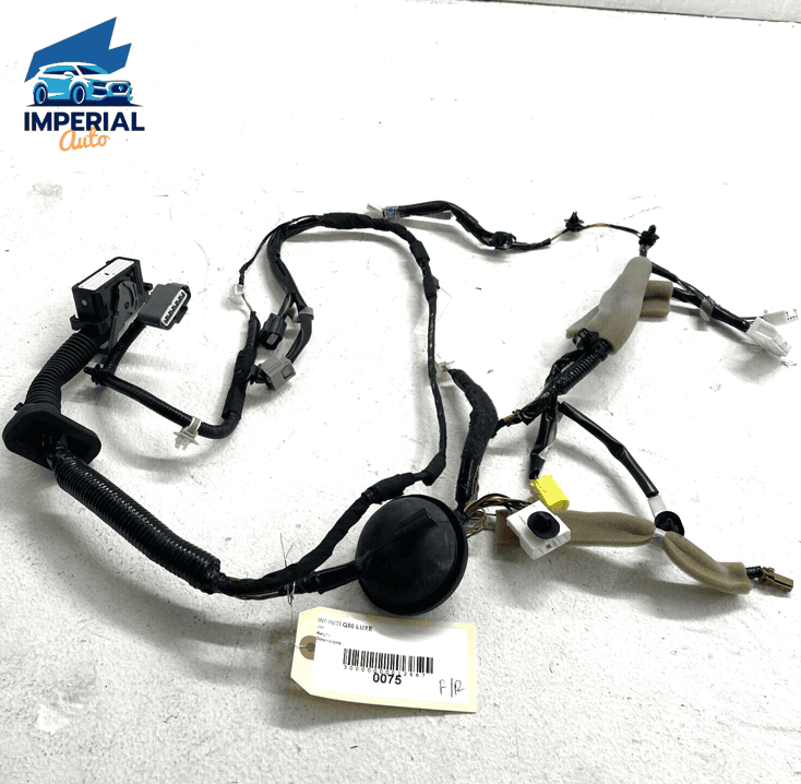 2017 - 2019 INFINITI Q50 FRONT RIGHT PASSENGER SIDE DOOR WIRING HARNESS WIR