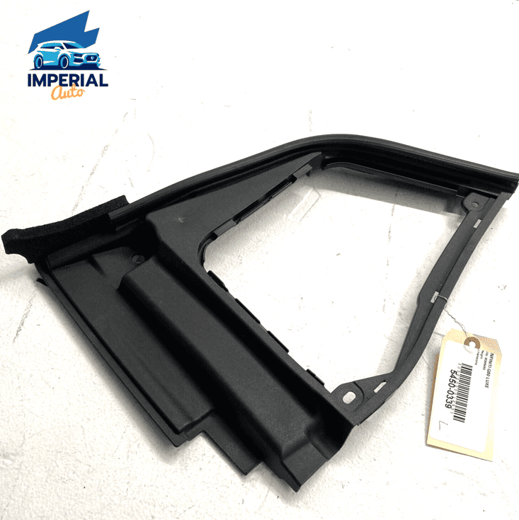 2014 - 2020 INFINITI Q50 FRONT DRIVER SIDE COWL BRAKE FLUID COVER LID FRAME