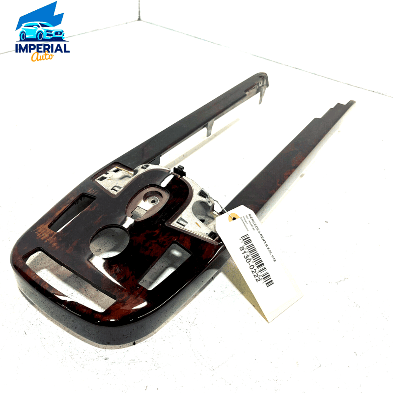 2007-2009 MERCEDES S-CLASS CENTER CONSOLE TRIM COVER BEZEL BURR WALNUT OEM