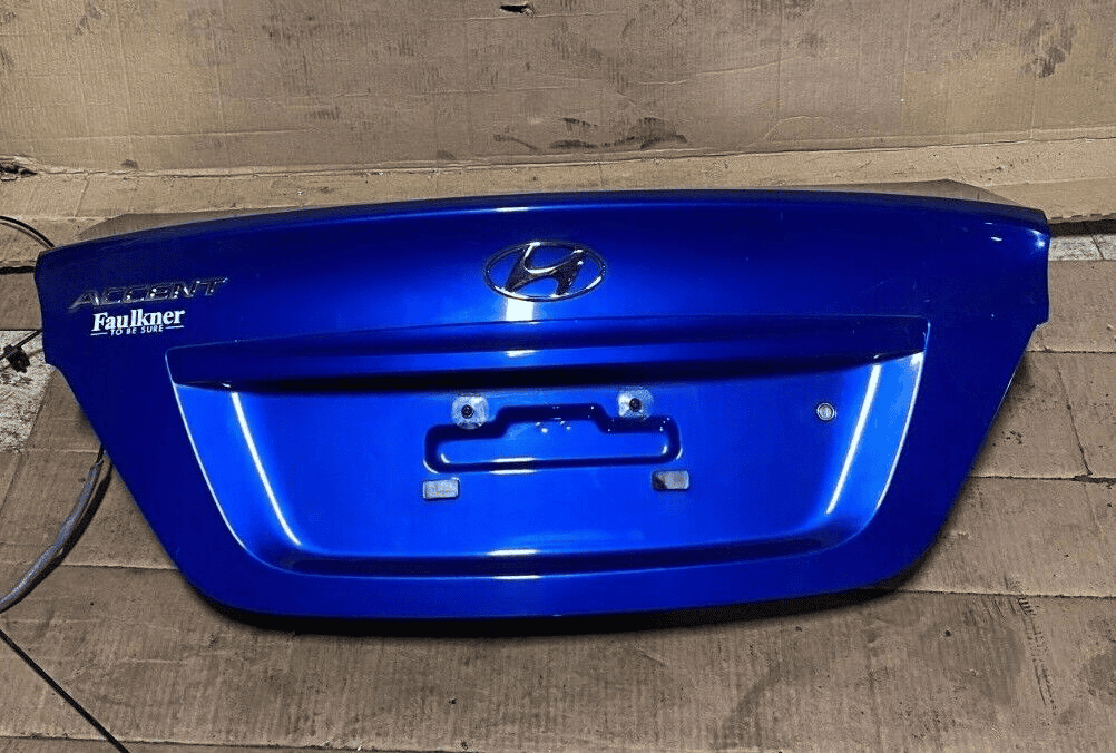 GENUINE 12-17  Trunk Tailgate Deck Lid BLUE COLOR W/ LOCK & CABLE HYUNDAI A