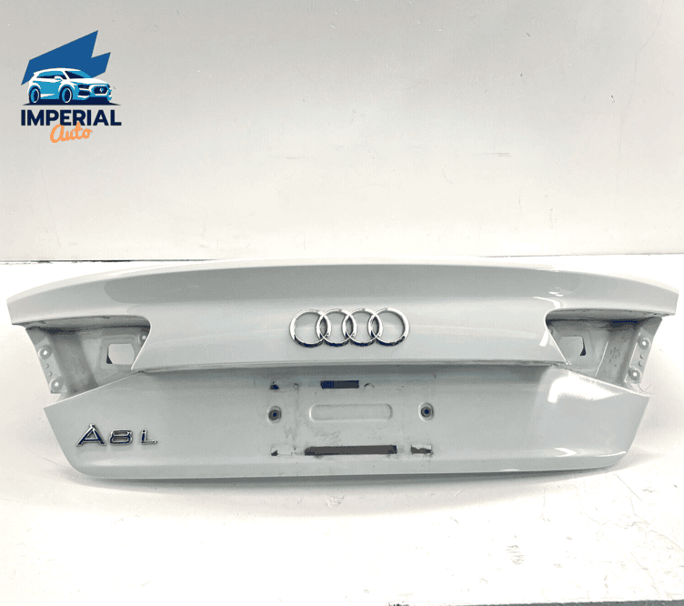 2011 - 2014 AUDI A8 L TAILGATE TRUNK LID SHELL PANEL COVER WHITE OEM