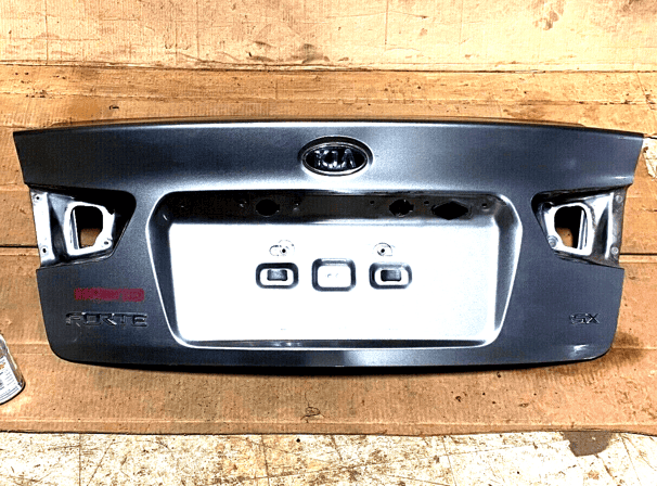 2010 - 2013 KIA FORTE SEDAN REAR TRUNK LID SHELL GRAY OEM