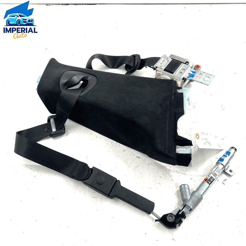 2012-2020 Tesla Model S Right B-Pillar Upper Trim w/ Seat Belt & Buckle OEM