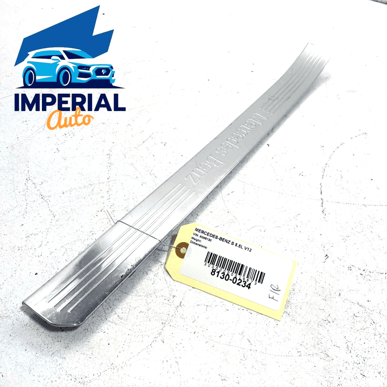 2007-2013 MERCEDES-BENZ S-CLASS FRONT RIGHT DOOR OUTER SILL SCUFF PLATE TRI