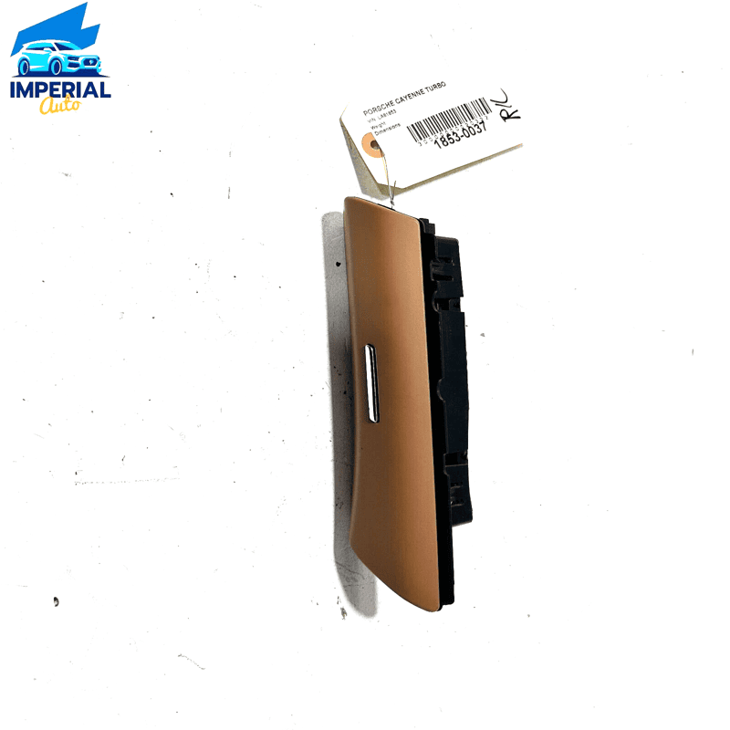 2011-2018 PORSCHE CAYENNE  REAR DRIVER DOOR ASHTRAY STORAGE BIN TRAY BEIGE 