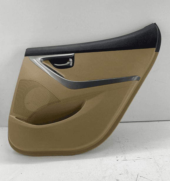 GENUINE 11-16 HYUNDAI ELANTRA RIGHT PASS REAR INTERIOR TRIM DOOR PANEL BEIG