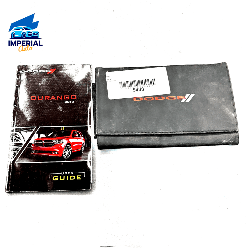 2012 12 DODGE DURANGO USER GUIDE w/ CASE OEM 2012 12 DODGE DURANGO USER GUIDE w/ CASE OEM