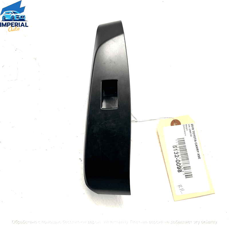REAR PASSENGER SIDE DOOR WINDOW SWITCH TRIM COVER OEM TOYOTA CAMRY 2018-202