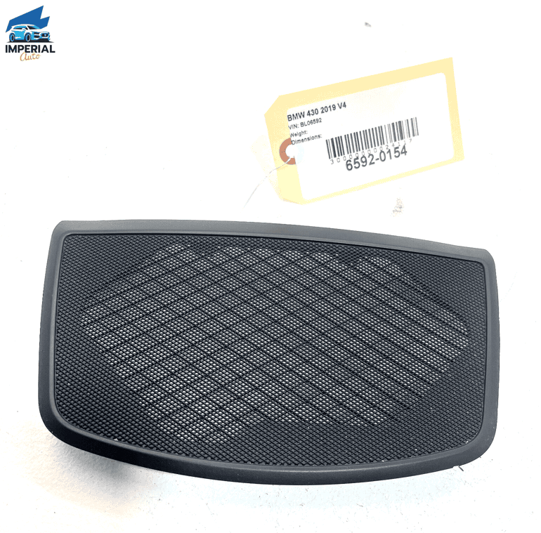 12-2020 BMW GRAN COUPE F36 FRONT CENTER DASHBOARD SPEAKER GRILLE COVER TRIM