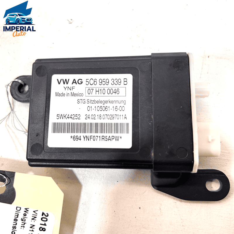 2012-2018 AUDI A6 FRONT RIGHT PASSENGER SIDE SEAT OCCUPANT SENDOR MODULE OE