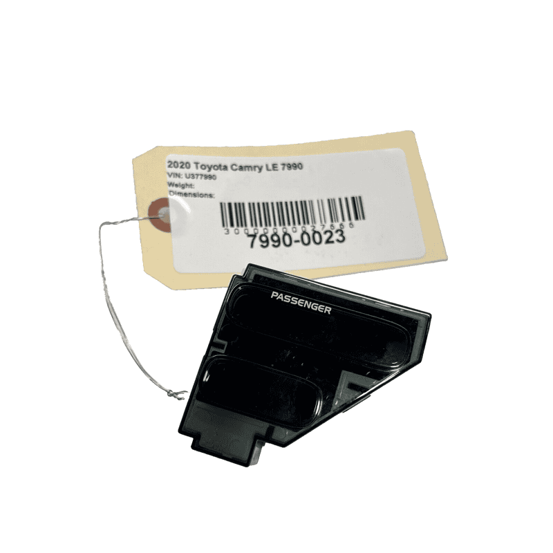 2018-2020 TOYOTA CAMRY DASH DASHBOARD PASSENGER OFF SWITCH INDICATOR OEM