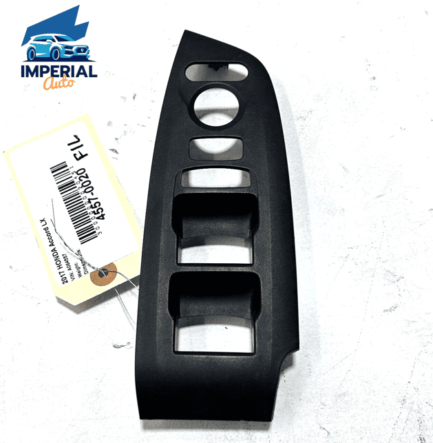 2018-20 HONDA ACCORD FRONT DRIVER DOOR WINDOW MASTER SWITCH BEZEL PANEL TRI