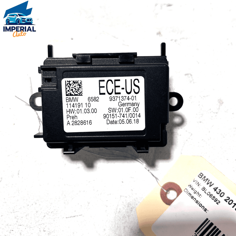 2019 BMW F36 430i GPS NAVIGATION ANTENNA TOUCH CONTROL MODULE UNIT OEM