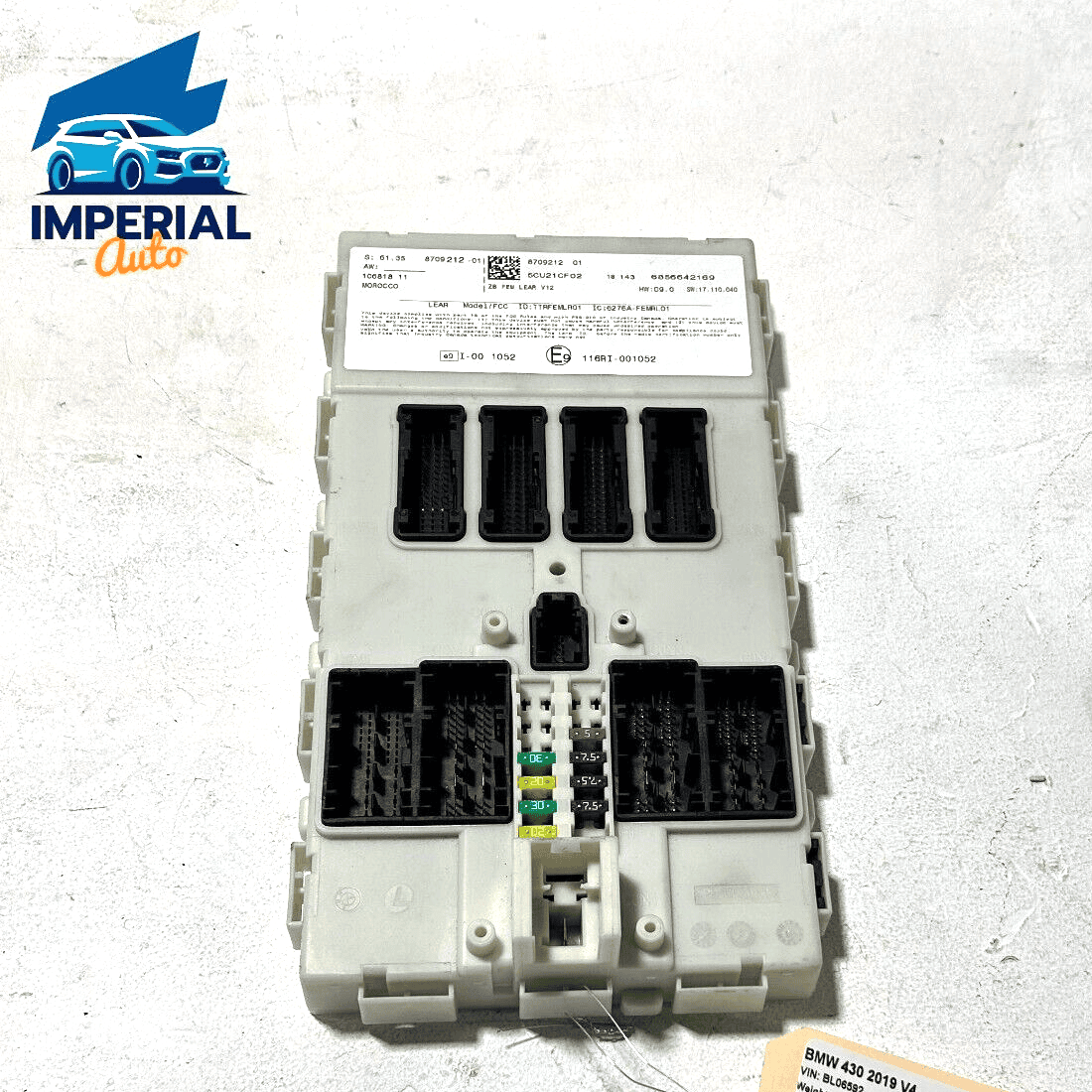 17-20 BMW 430i 440i 435i Gran Coupe F36 Front Body Control Module BCM FEM O