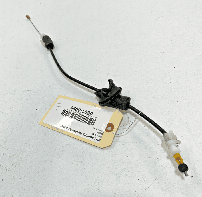 10-16 PORSCHE PANAMERA FRONT LEFT DRIVER SIDE DOOR LATCH LOCK BOWDEN CABLE 