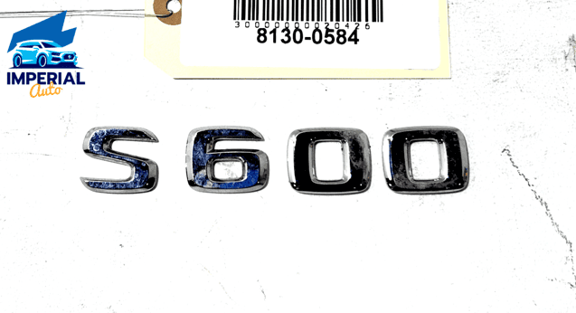 2007-2013 MERCEDES S600 W221 Trunk Letters Nameplate Logo Emblem Badge OEM