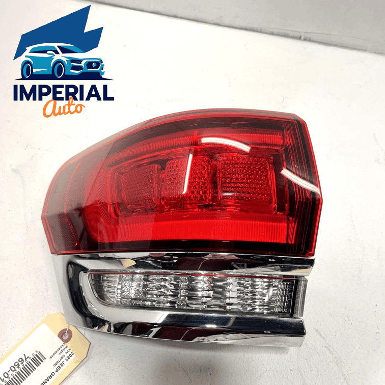 2020 21 JEEP GRAND CHEROKEE DRIVER LEFT SIDE TAIL LIGHT LED CHROME TAIL LAM