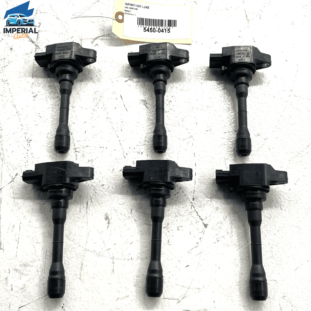 2016-2020 Infiniti Q50 Q60 3.0L Engine Ignition Coil OEM Set of 6 PCS