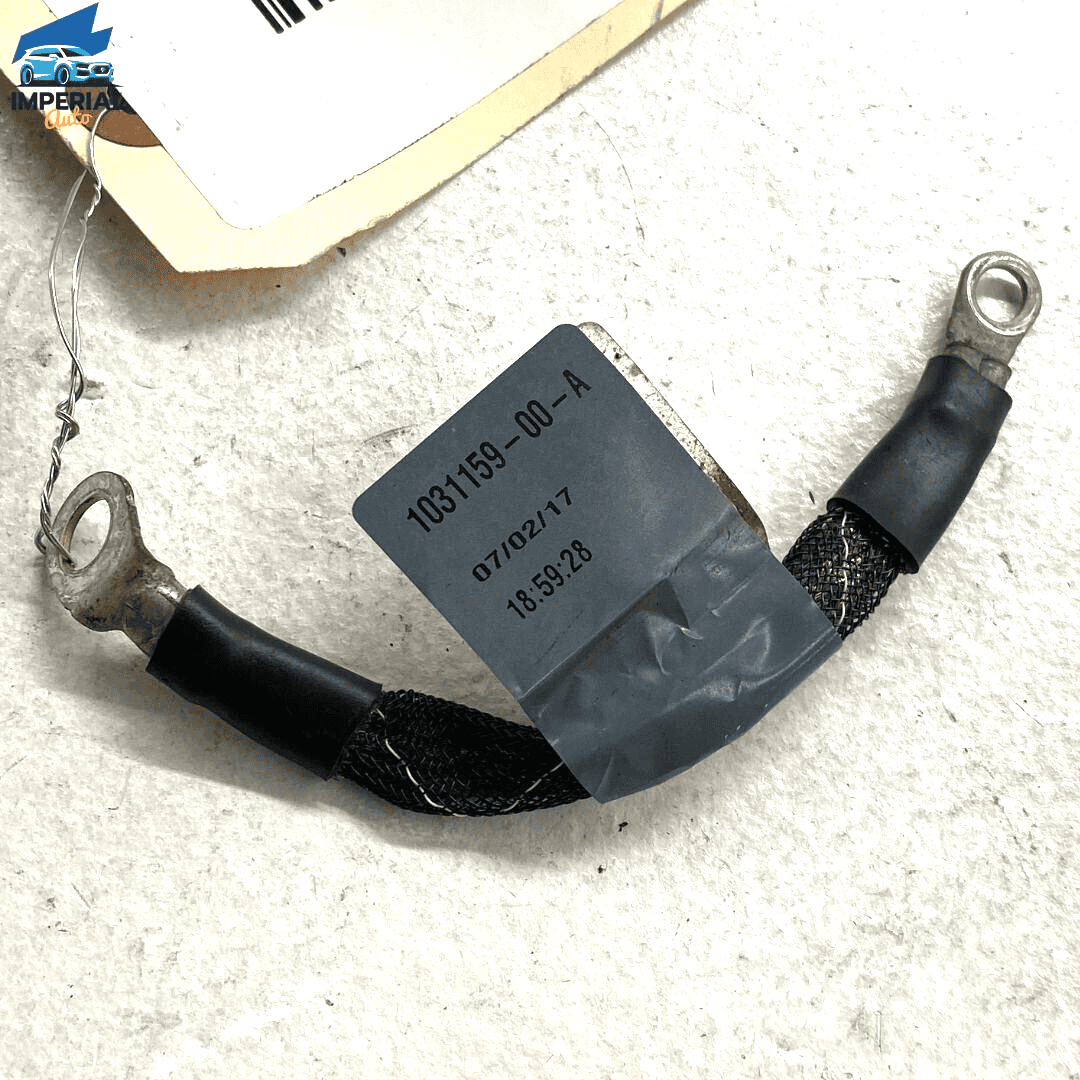 OEM Tesla Model S 2012 - 2020 DCDC Converter Ground Strap Cable Wire OEM Tesla Model S 2012 - 2020 DCDC Converter Ground Strap Cable Wire