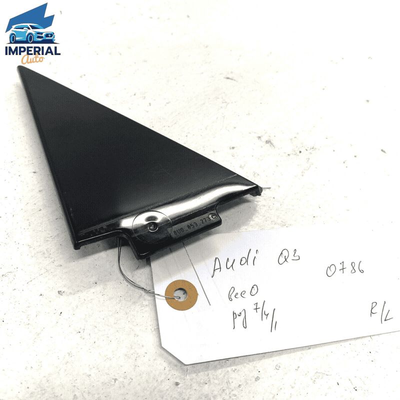 15-18 AUDI Q3 REAR LEFT SIDE DOOR WINDOW CORNER COVER TRIM MOLDING OEM