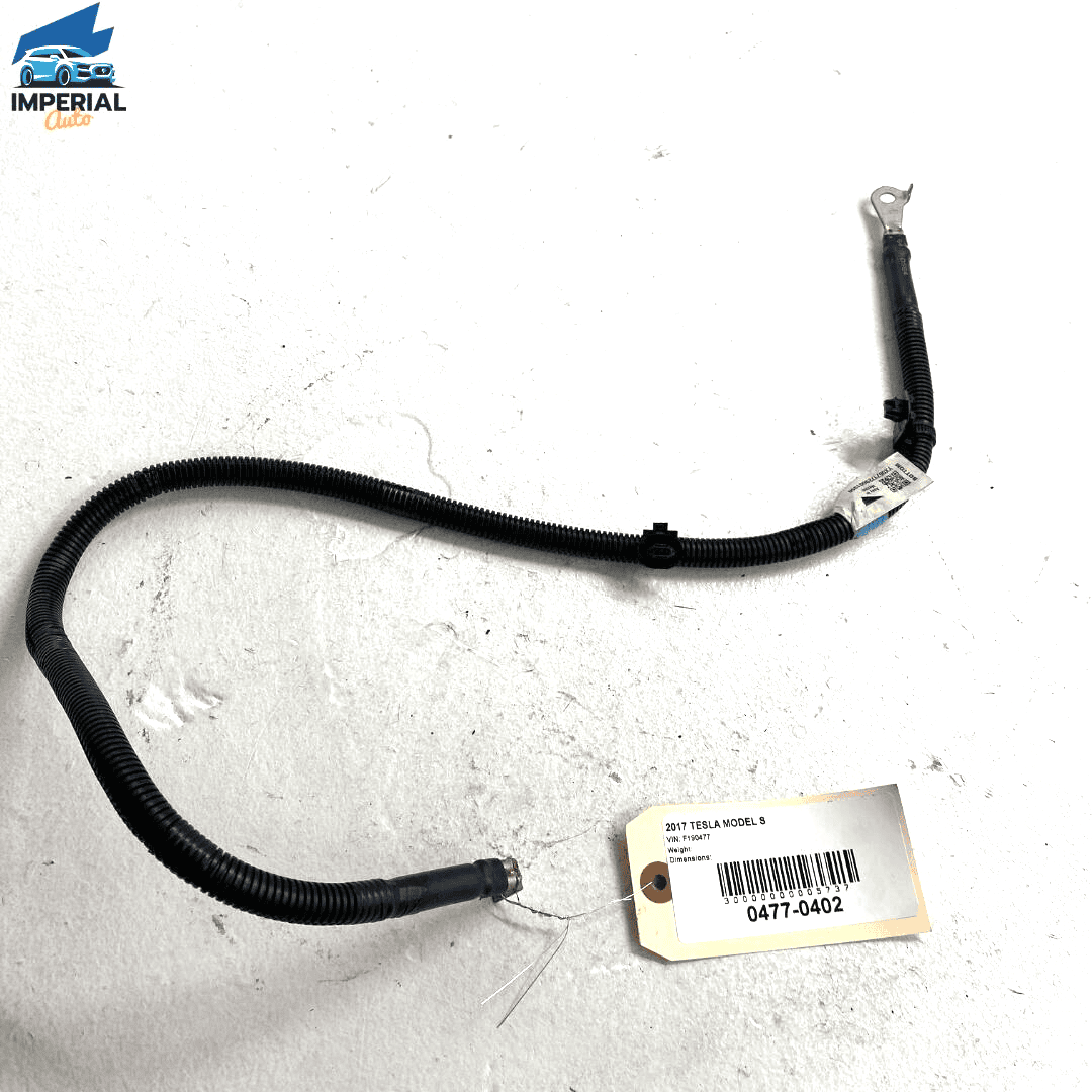 2012-20 Tesla Model S 75D AWD 12V Battery Negative Cable Wire Wiring Harnes 2012-20 Tesla Model S 75D AWD 12V Battery Negative Cable Wire Wiring Harnes