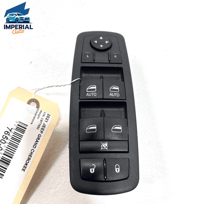 17-21 JEEP GRAND CHEROKEE FRONT LEFT DRIVER DOOR MASTER WINDOW SWITCH OEM