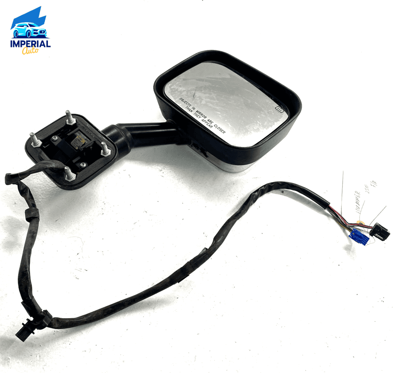 2003-2007 HUMMER H2 RIGHT SIDE DOOR EXTERIOR CHROME & BLACK REAR VIEW MIRRO