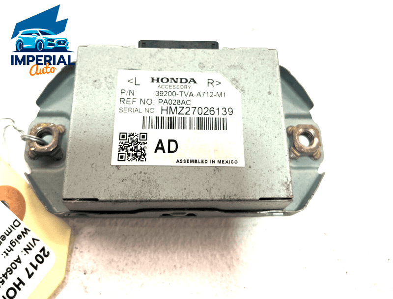 2018 - 2020 HONDA ACCORD ACTIVE NOISE CANCELLATION CONTROL MODULE UNIT OEM