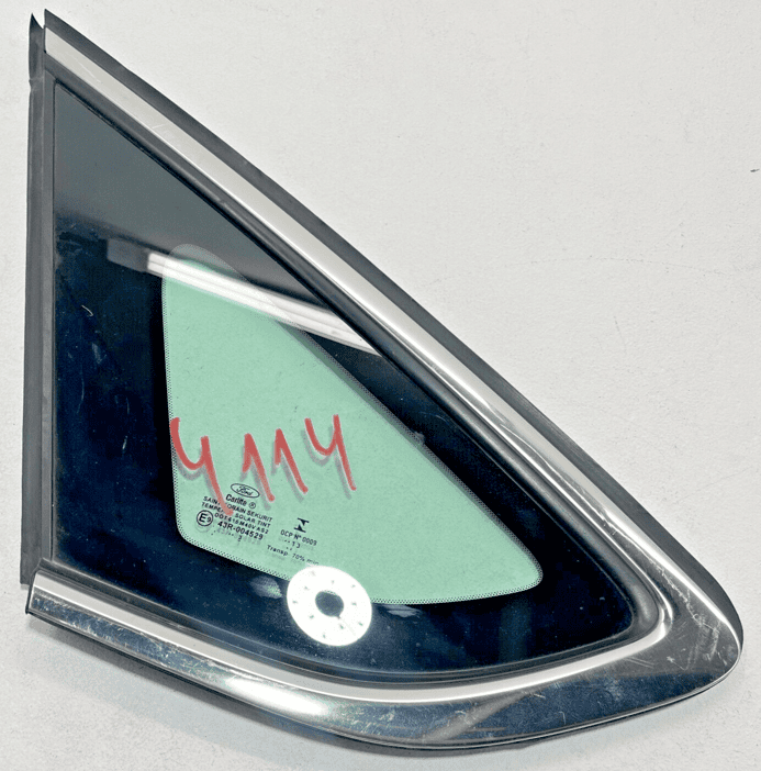 2013-2020 Ford Fusion Rear Left Driver Side Quarter Window Glass OEM Chrome