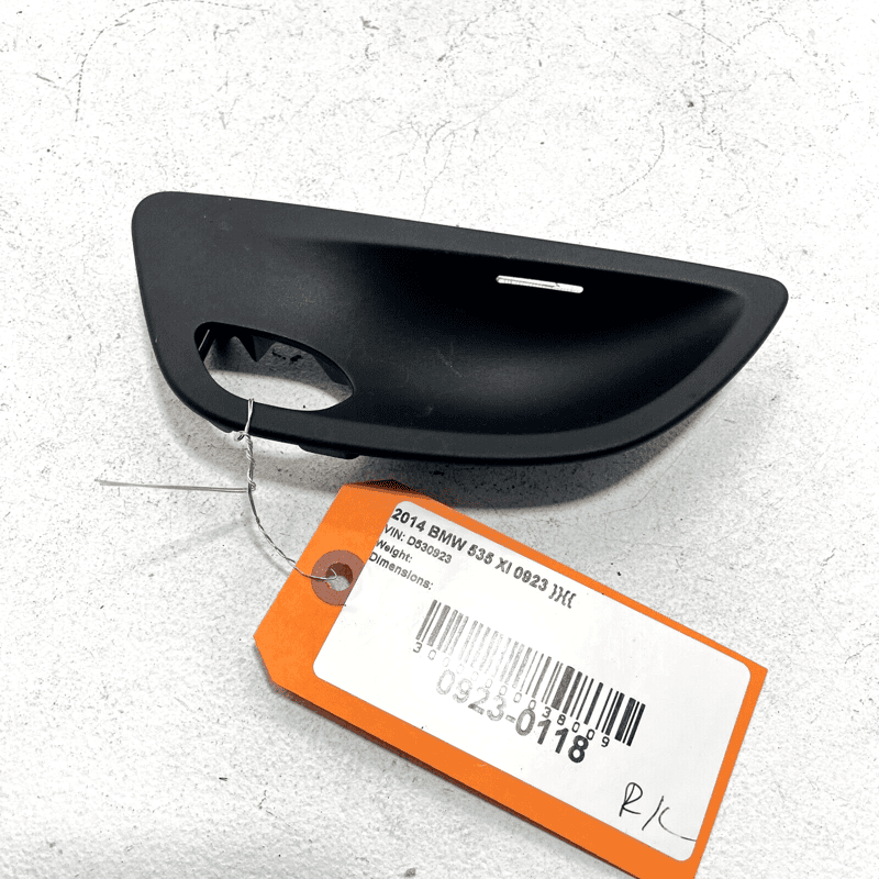 Rear Left Driver Side Interior Door Handle Trim Black BMW 535iX 2011-2016 O