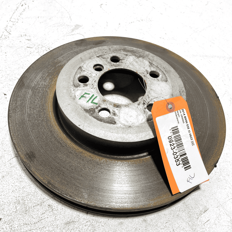 Front Left Side Disc Brake Rotor BMW 535iX 2011-2016 OEM