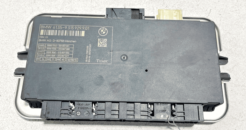 2014 BMW 535XI F10 Footwell Control Module FRM III 3 OEM