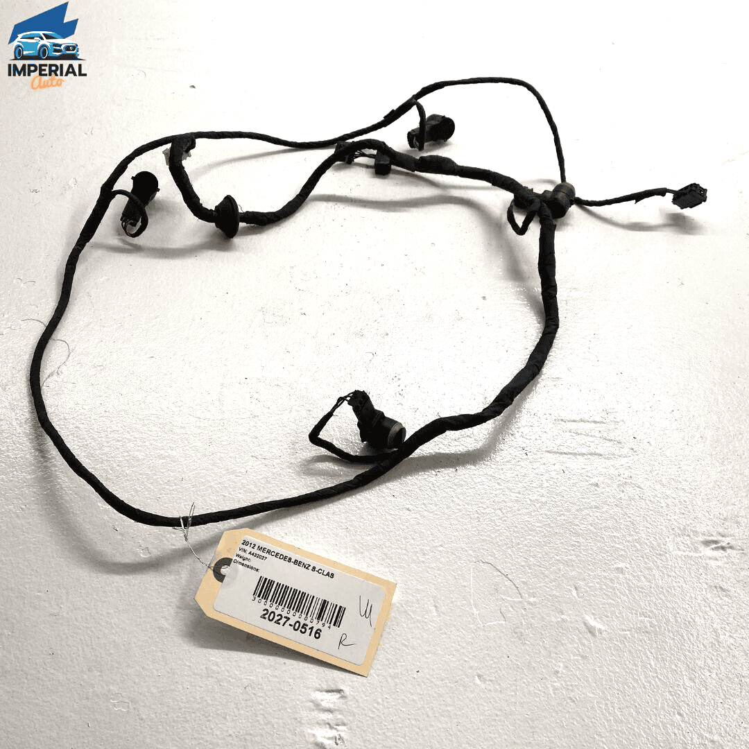 10-13 Mercedes W221 S550 Rear Bumper Parktronic Wire Harness Cable W/ Senso