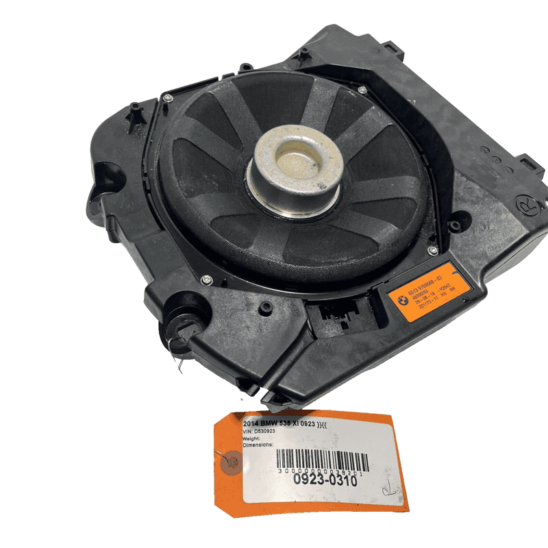 BMW 535XI 2011-2016 F10 FRONT RIGHT PASSENGER SIDE CENTRAL SUBWOOFER SPEAKE