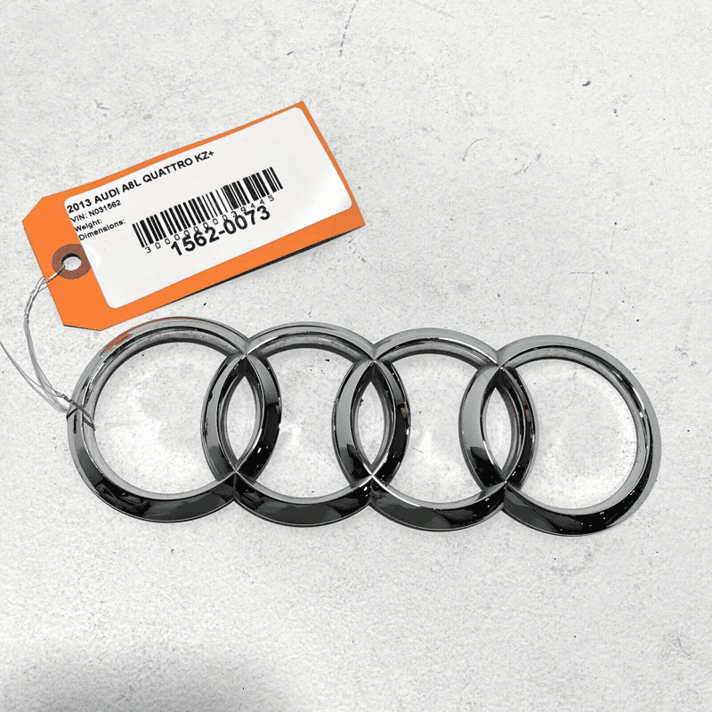 AUDI A8 L QUATTRO 2011-2014 S8 FRONT BUMPER GRILLE EMBLEM BADGE LOGO OEM