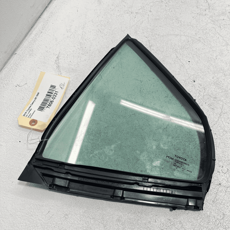 2018-2023 TOYOTA CAMRY SE DOOR WINDOW FIXED VENT GLASS REAR LEFT OEM
