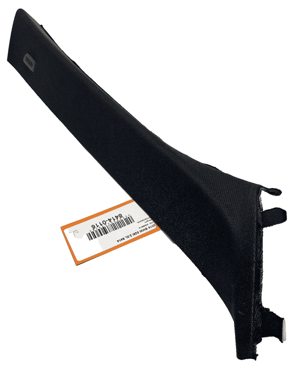 11-16 BMW 528i F10 Front Right Passenger Side Windshield A Pillar Trim Pane
