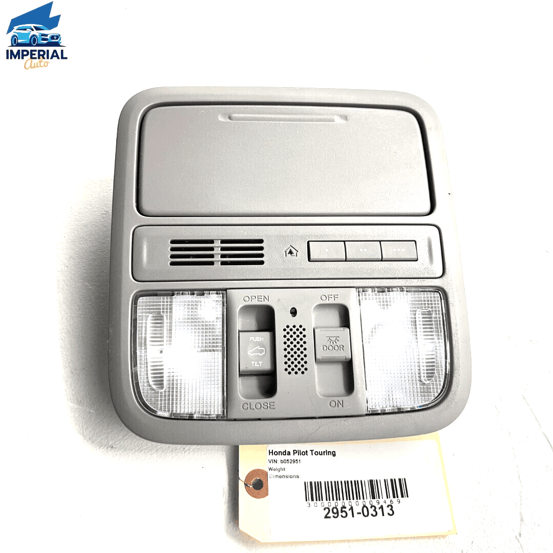 2016-21 Honda Pilot Overhead Console W/ Sun Roof & Garage Door Control Unit