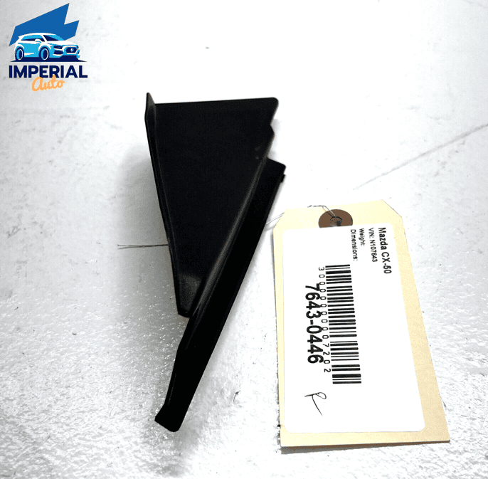 2023 MAZDA CX-50 FRONT FENDER RIGHT PASSENGER SIDE COWL UPPER MOLDING CAP O