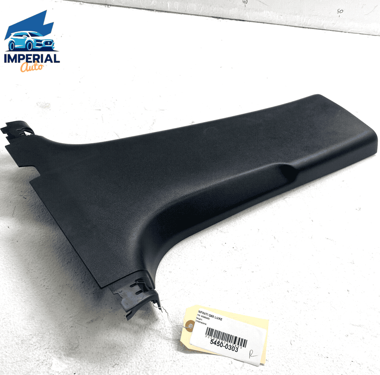 2014-2020 INFINITI Q50 B PILLAR RIGHT PASSENGER SIDE LOWER PANEL TRIM COVER