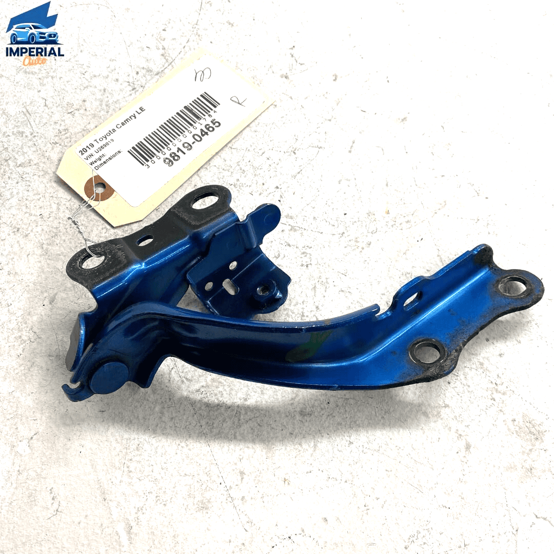 18-21 Toyota Camry Front Passenger Hood Bonnet Hinge Bracket OEM Blue Strea