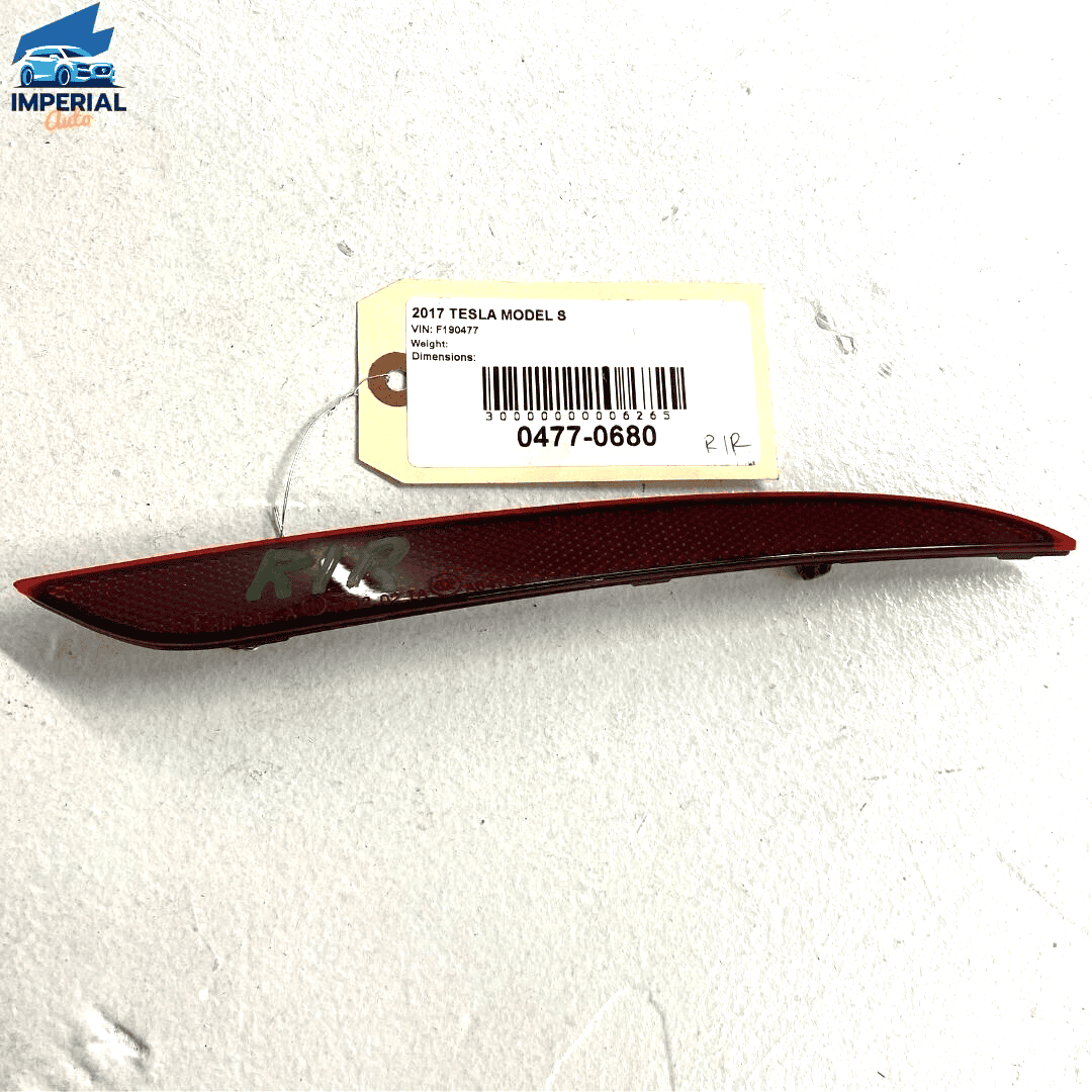 2012-20 Tesla Model S Rear Bumper Passenger Side Signal Lamp Light Reflecto