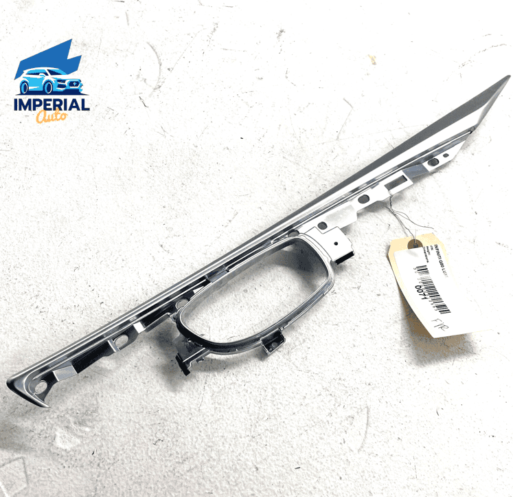 2014-2020 INFINITI Q50 FRONT PASSENGER DOOR INTERIOR PANEL HANDLE BEZEL TRI