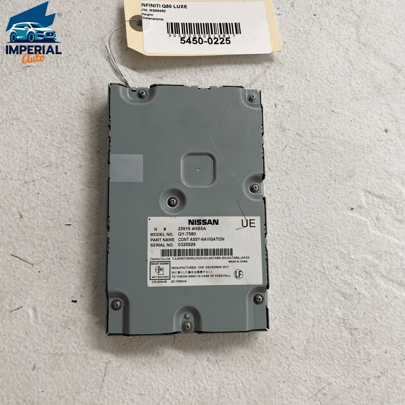 2018 - 2020 INFINITI Q50 Q60 NAVIGATION DRIVER ASSIST GPS CONTROL MODULE OE